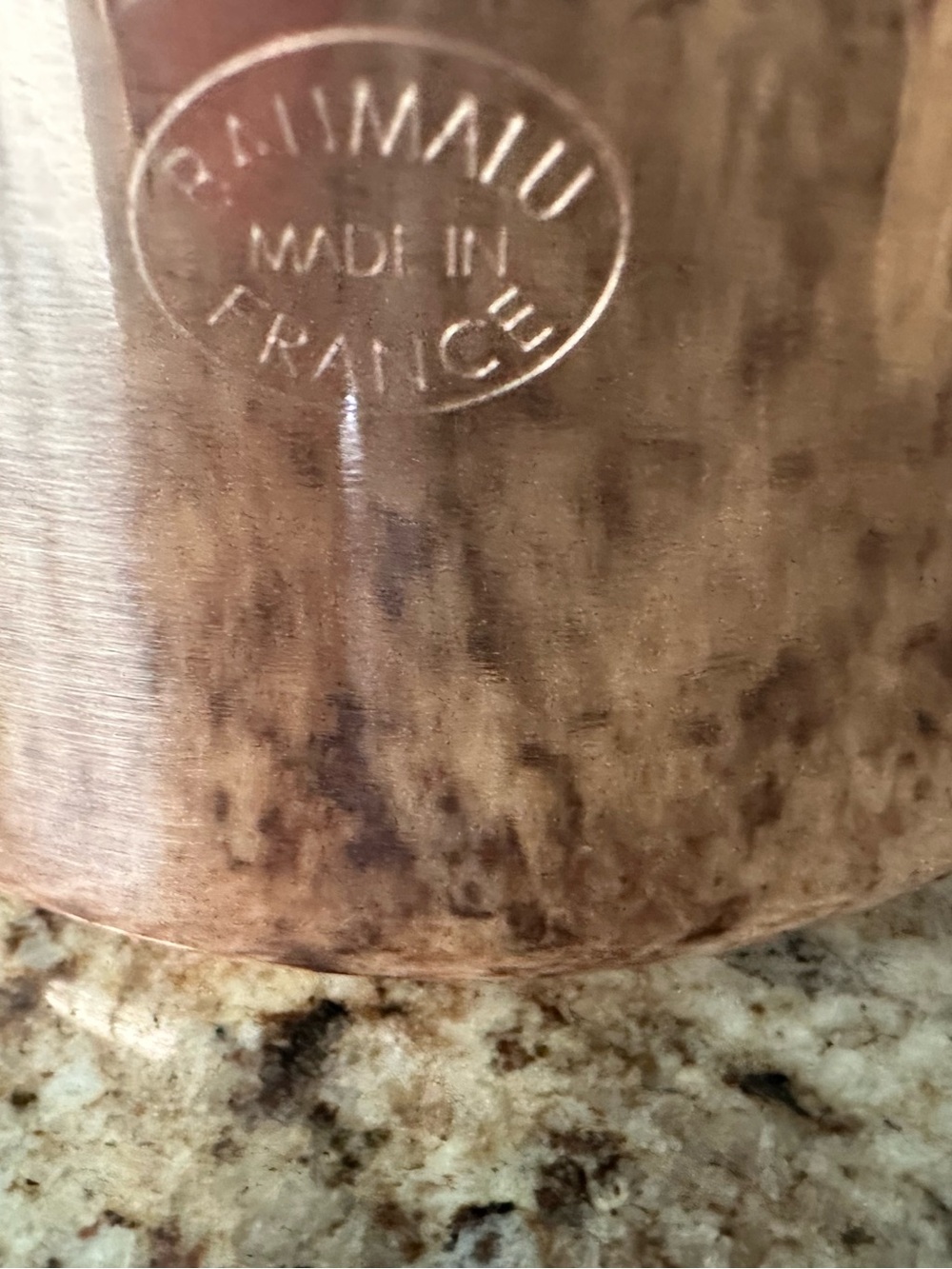 Baumalu Copper Cuivres de France 5.5” French Saucepan With Cast Iron Handle NWOT - Picture 5 of 6
